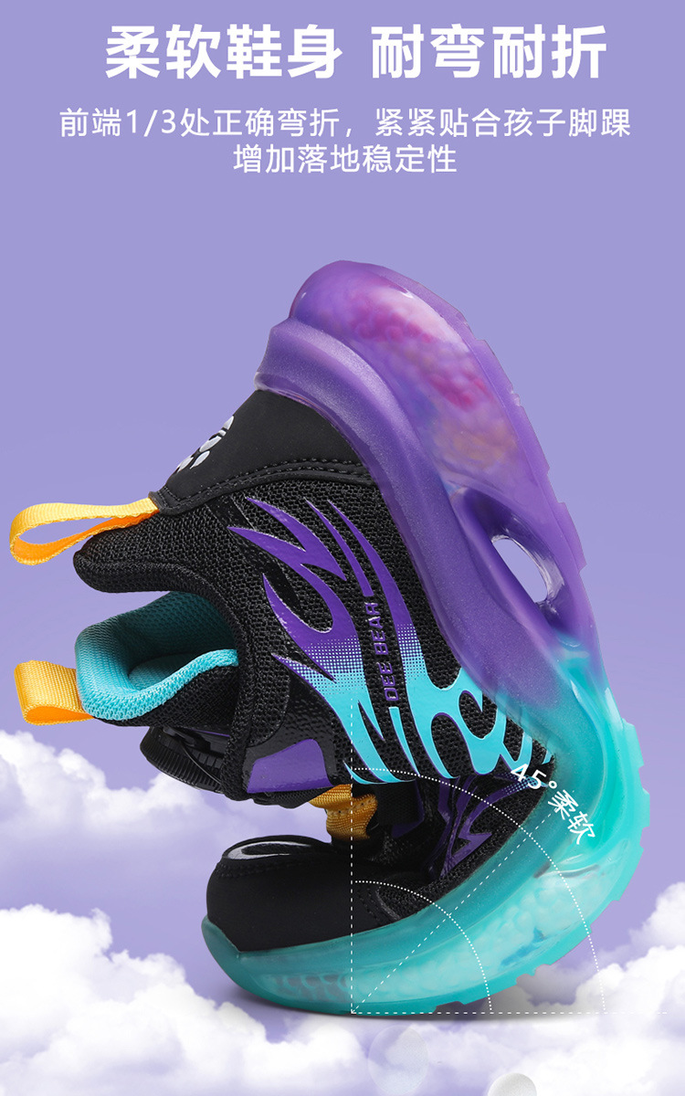 国潮中国风布鞋男童篮球鞋2024夏季新款网面儿童鞋子男孩跑步运动鞋大童透气网鞋详情7