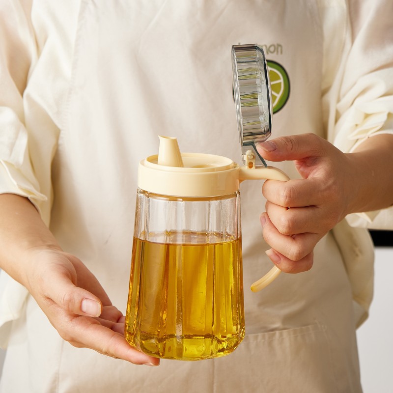 8575玻璃油壶酱油醋分装瓶油罐壶厨房家用调料瓶装油神器不挂油香油瓶详情4