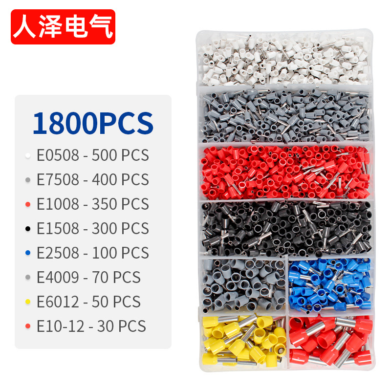 VE管型端子套装欧式管型接线端子组合盒装300/400/700/1200/1900详情4