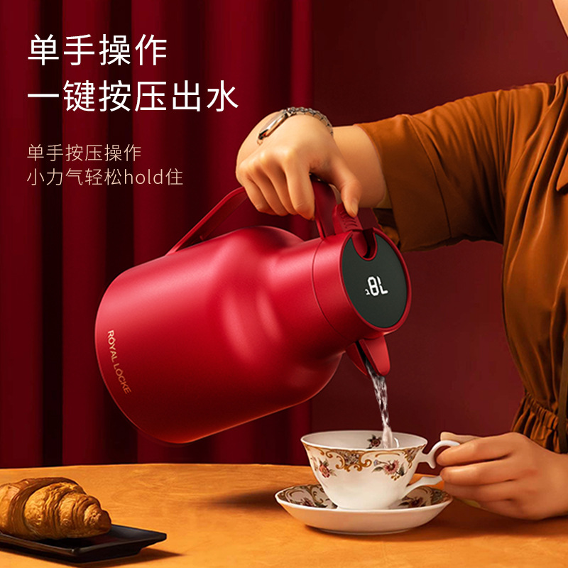 智能双层玻璃水杯男士家用便捷泡茶杯子大容量耐高温茶水分离茶杯详情6