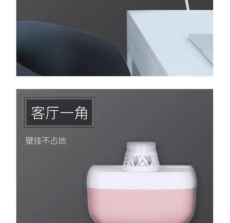 Creative toilet paper storage rack without drilling holes, waterproof tissue box, tissue box pic 9