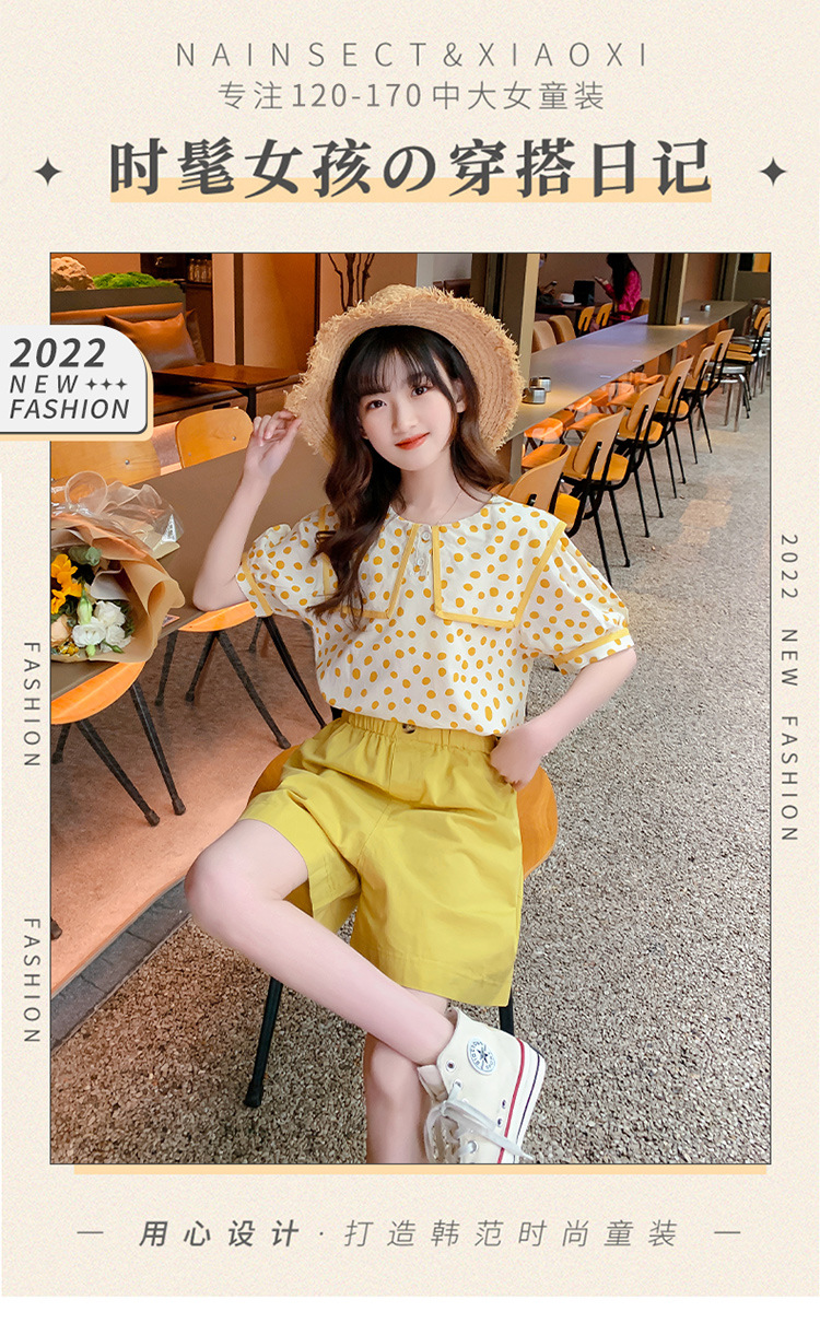 Летние девочки в 2022 - х новых детских шортах от european fashion, старшим девочкам в возрасте 12 лет pic 1