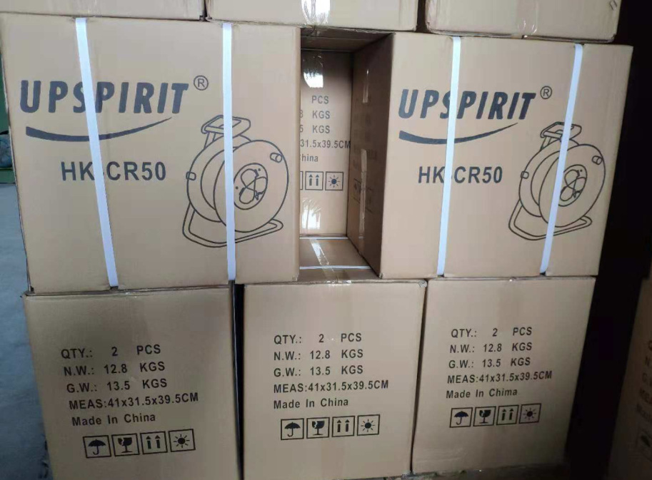 Export 50-meter circular wire, portable industrial wire reels, cable reels, Saudi reels, mobile household wire reels pic 13