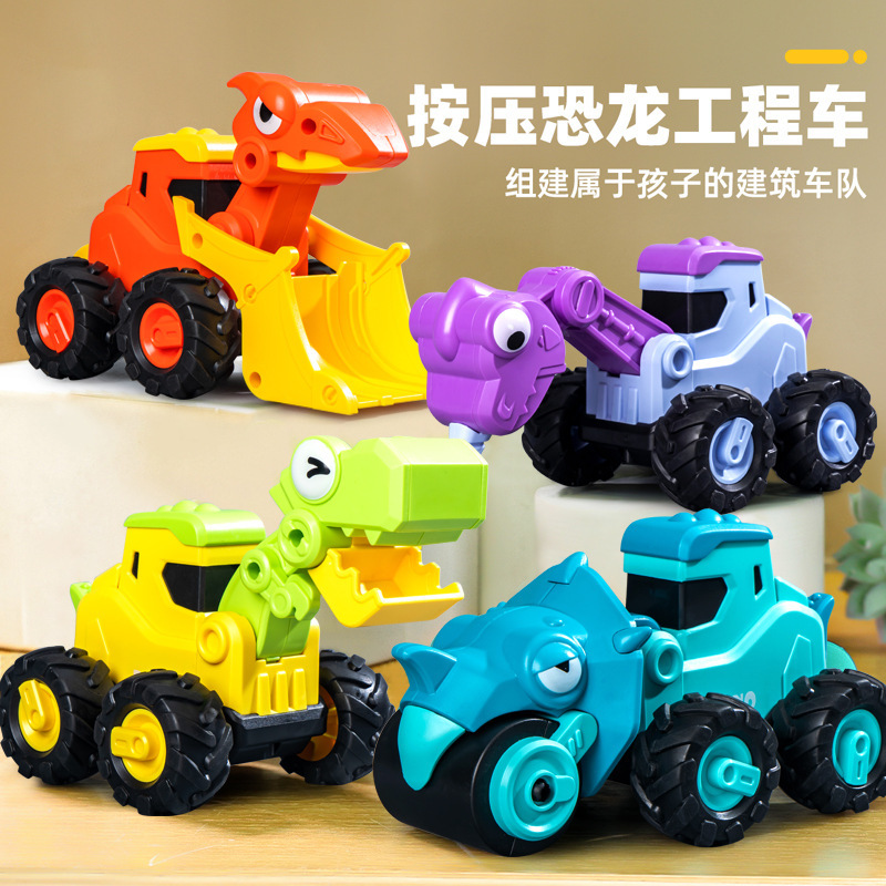 儿童仿真合金挖机工程车惯性前进男孩礼物宝宝挖掘机小孩玩具批发详情11