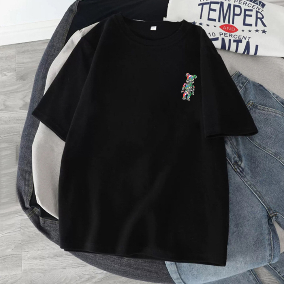 男士t恤短袖夏季宽松200g重磅纯棉港风潮牌百搭潮流男生半袖衣服详情21