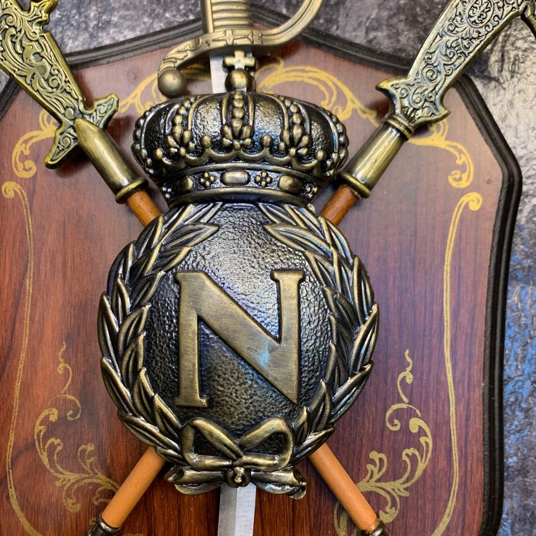 The shield home decoration European classical handicraft decoration sword wall-hanging style pic 9