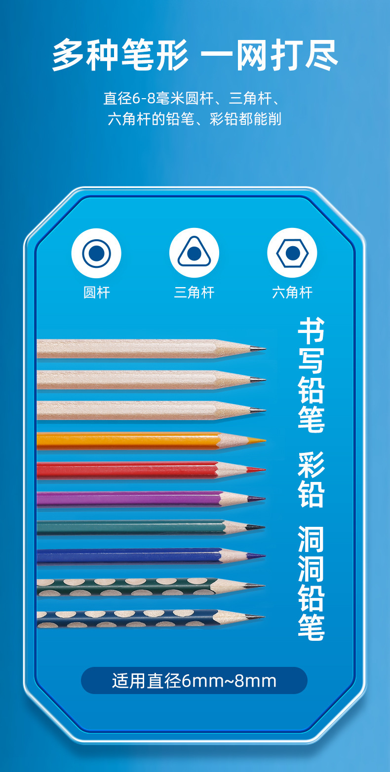 Pencil sharpener for primary school students, astronomical cat paw electric pencil sharpener for children, semi-automatic pencil sharpener pic 7