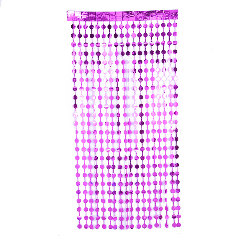 1*2M bright polka dot rain silk curtain, party event decoration, tassel ribbons, wedding and festival background decoration door curtain pic 18