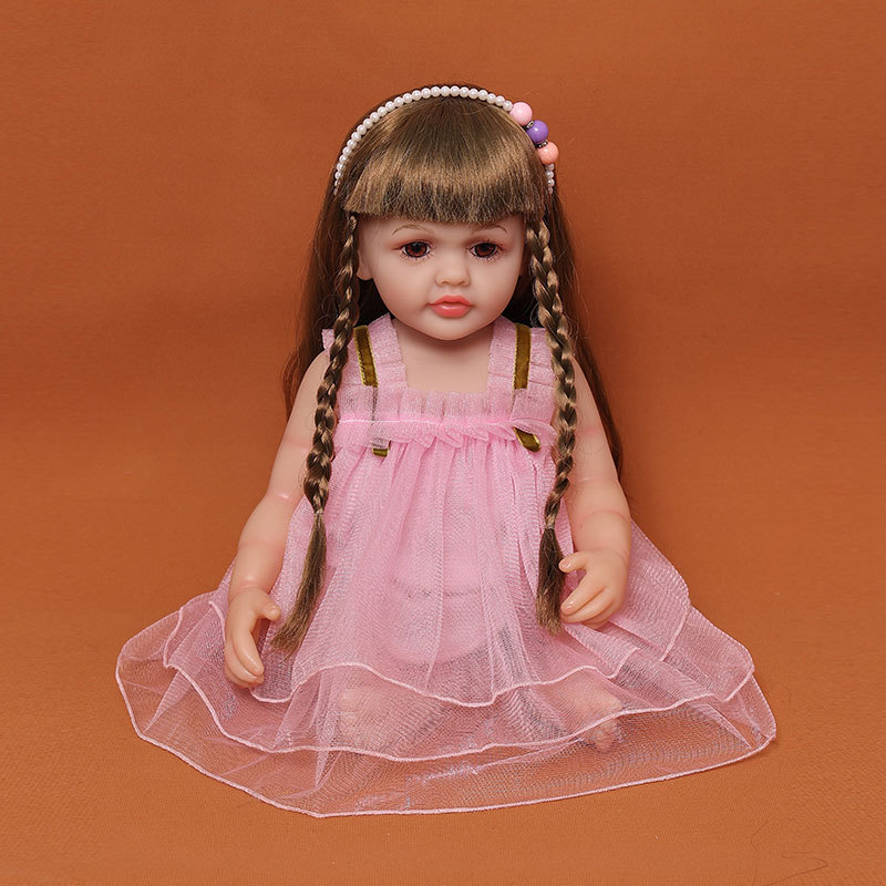 仿真重生娃娃洋娃玩具儿童婴儿宝宝女孩睡眠软胶换装公主跨镜出口详情13