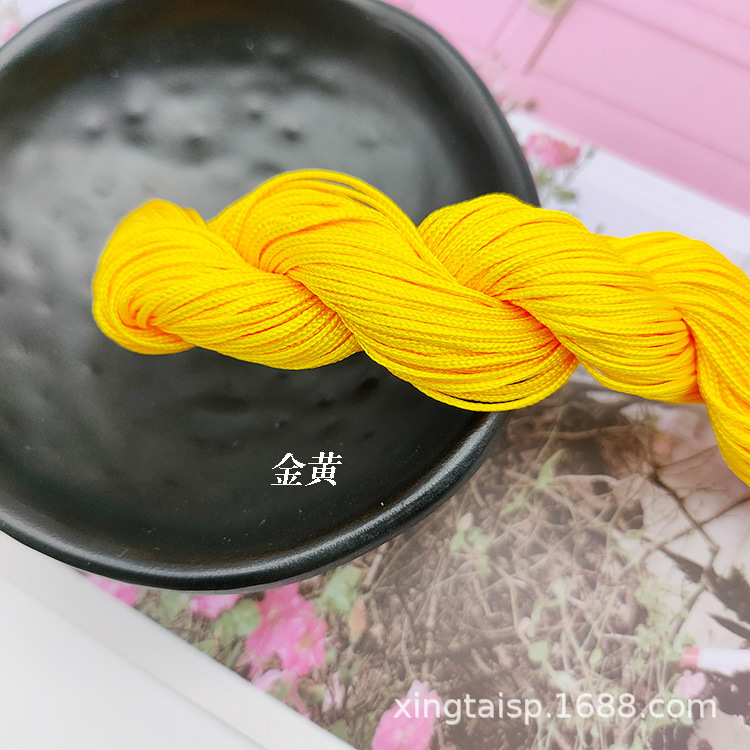 diy jewelry thread AB, Taiwan jade thread, colorful jewelry, nylon thread, jade bracelet, braided rope, 1mm jade thread wholesale pic 43