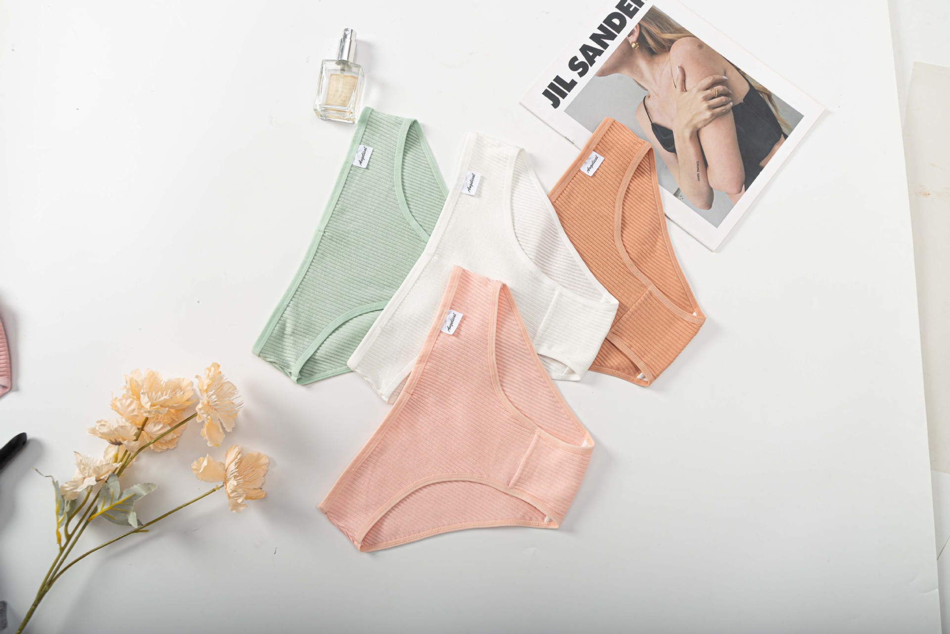 跨境欧美女士内裤中腰透气提臀女内裤高弹舒适女士三角裤批发直供详情16