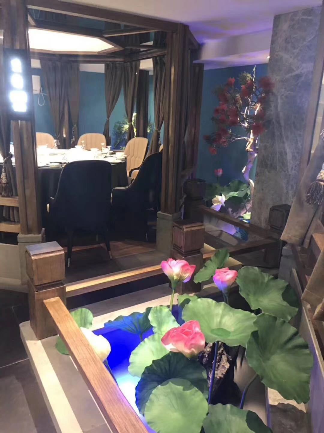 Simulated stem lotus, pu lotus leaf, hand-felt lotus, plastic lotus bud, lotus pod, Chinese rural style Buddhist hall decorative flower pic 2