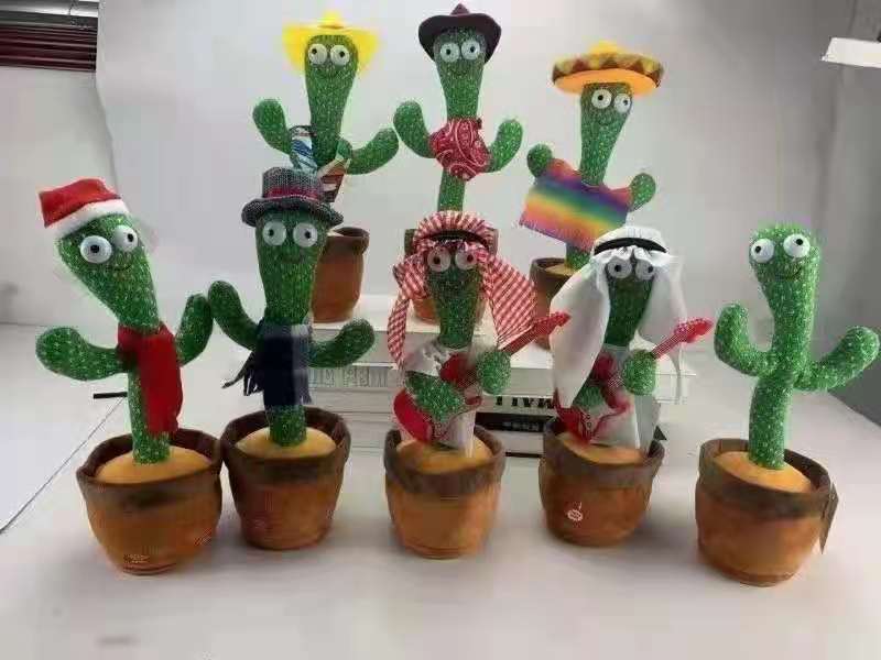 Temblando de bailar con la red del rojo cactus deformar deformar cactus a moverse a cantar bailar cactus juguetes pic 3