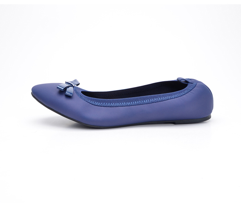 外贸跨境牛巴蛋卷鞋女2023新款圆头软底弯弯鞋women flat shoes详情26