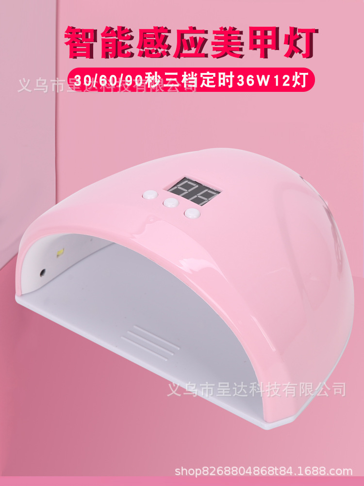 36W smart light therapy machine, wearable nail, USB nail baking lamp, UV nail polish drying machine, LED light therapy lamp, nail art lamp pic 14