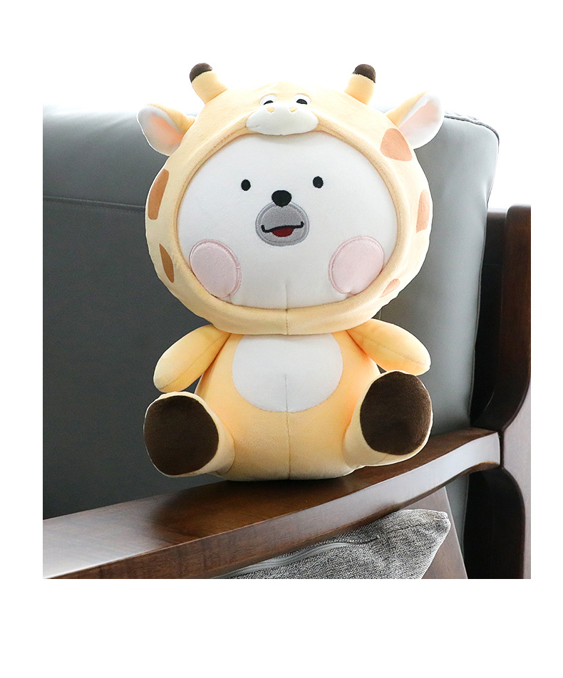 Wholesale cartoon animal U-shaped pillow, neck pillow, two-in-one dual-purpose pillow, foam particle pillow, animal transformation pillow pic 29