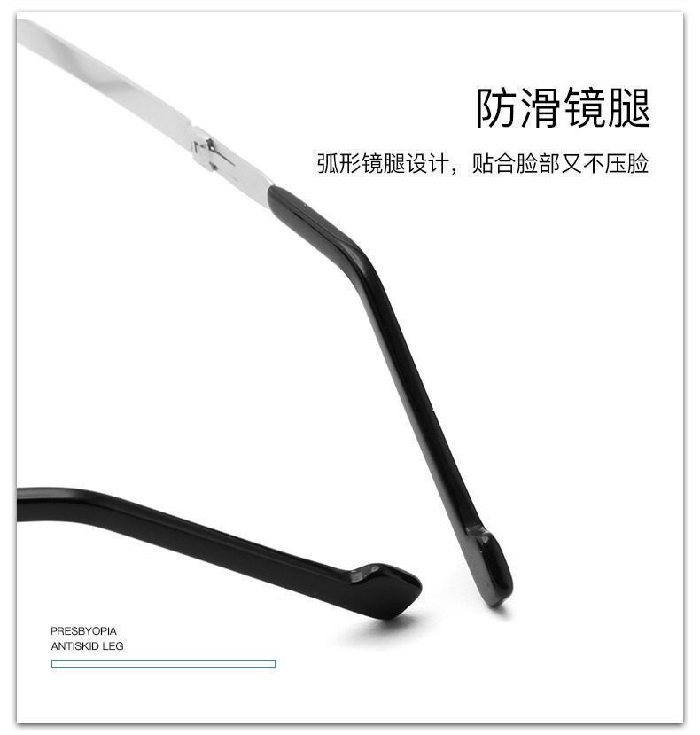 Retro ultra-light portable reading glasses, high-definition foldable, anti-blue light radiation, high-end reading glasses for the elderly pic 20