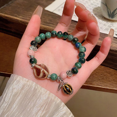 彩色锆石弹力绳手链女高级感轻奢气质闺蜜学生手镯时尚爆款手饰品详情6