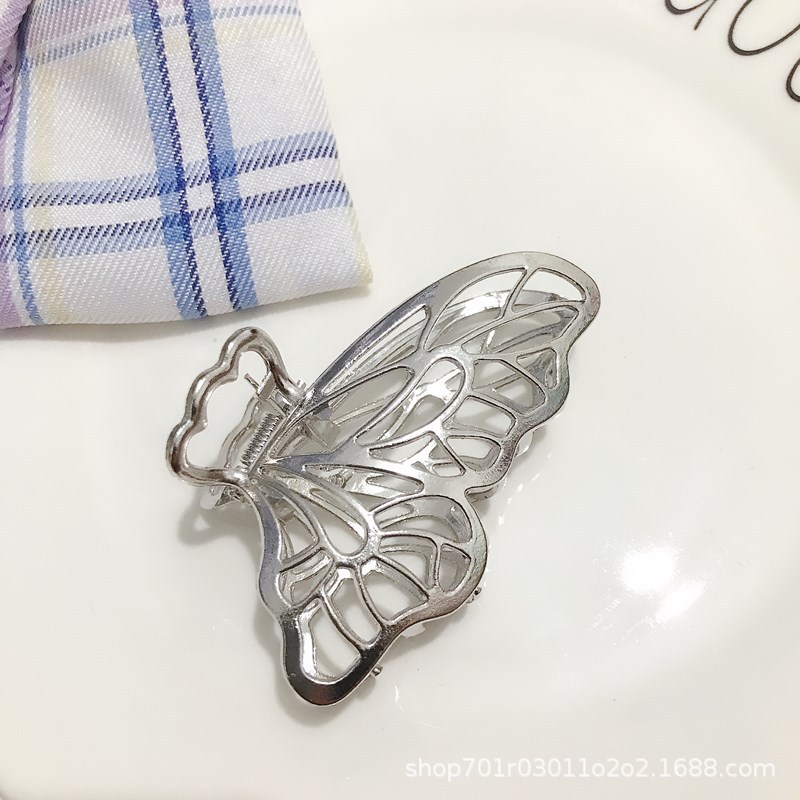 Factory direct sales of fashionable and simple hair clips, cross-border bestsellers, geometric alloy hair claws, bath grippers, hair accessories, hair clips wholesale pic 3