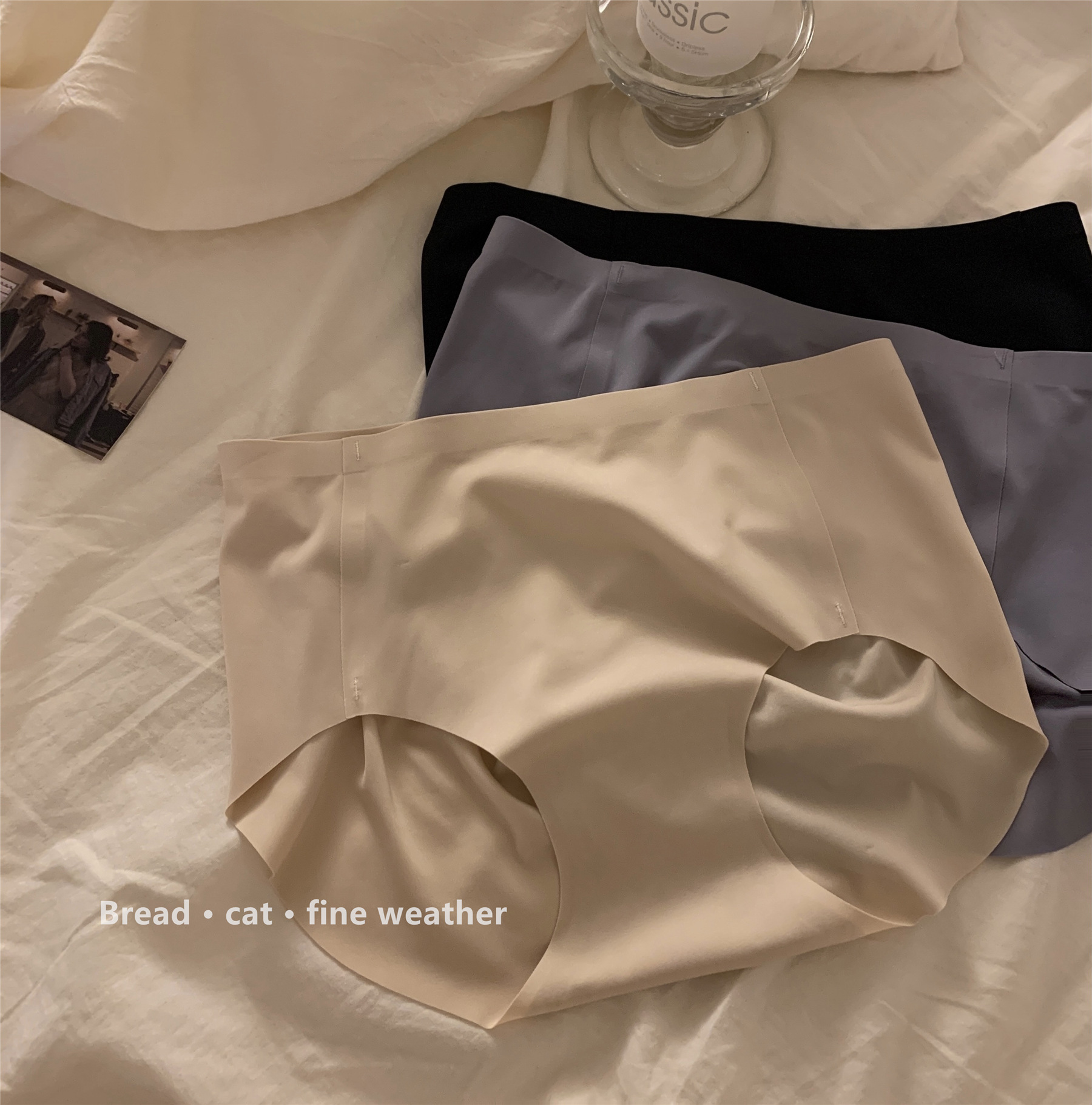 纯色少女冰丝无痕女士内裤纯棉裆部舒适透气速干提臀三角内裤女详情10