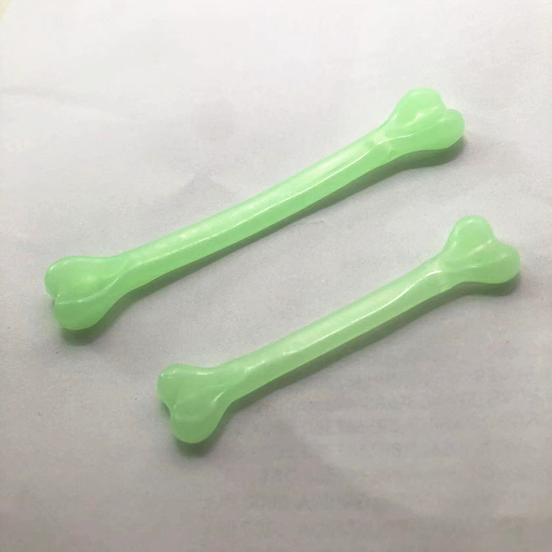 Halloween decorative bone props, prank toys, necklace accessories, white/luminous plastic skull bones pic 10