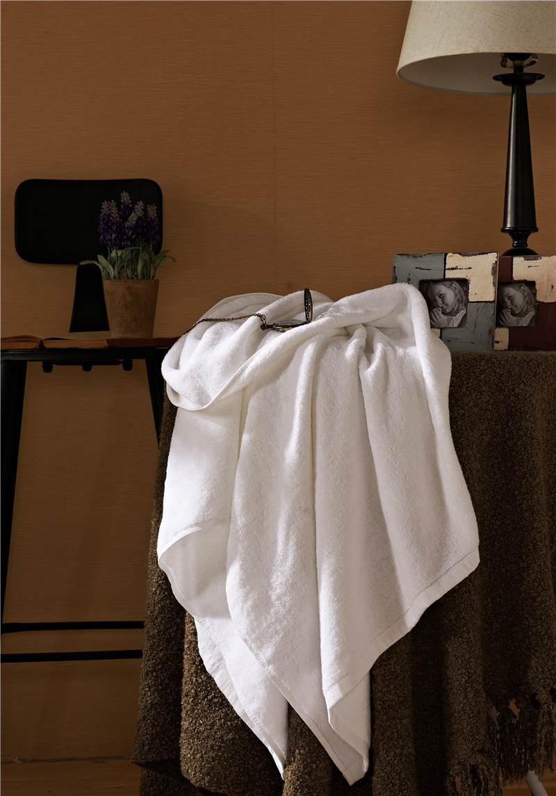 Factory supply of 16-count spiral plain woven pure cotton hotel towels, beauty salon bath towels, hotel and homestay wholesale square towels pic 47