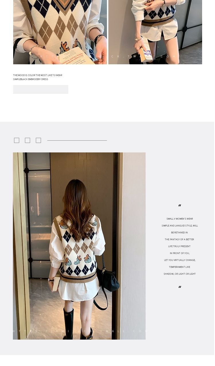 针织马甲背心女新款洋气内搭上衣百搭可外穿2022外搭叠穿小马甲详情13