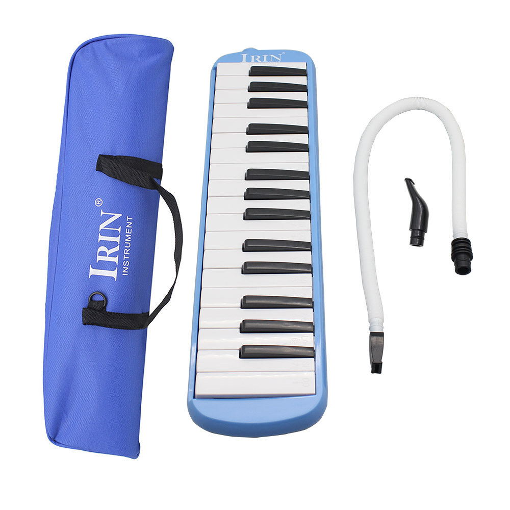 Factory wholesale IRIN 32-key harmonica for students, children and beginners to play in class, equipped with mouthpieces and pipes pic 12