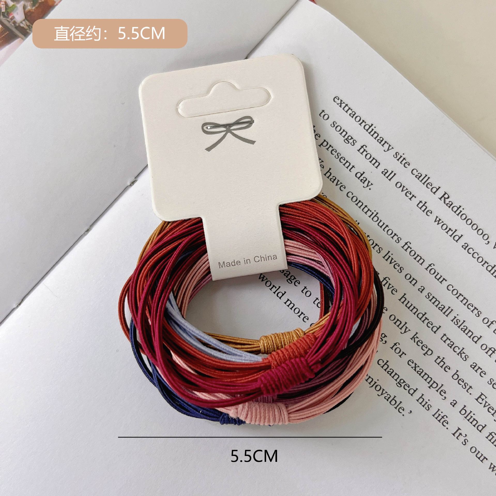 Korean version hair tie, popular online, high-elasticity adult hair tie, multi-strand hair band, basic, versatile, simple hair accessory, leather band pic 50