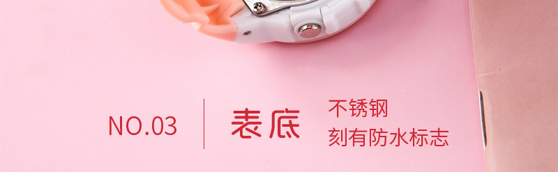 新款现货熊猫卡通儿童电子手表学生党防水夜光多功能闹钟电子表详情14