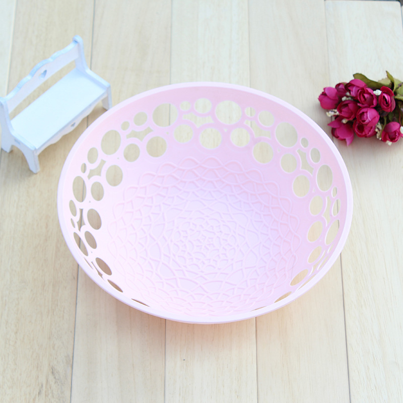 Creative candy-colored fruit plate, plastic fruit plate, candy plate, 2-yuan general merchandise floating pic 7