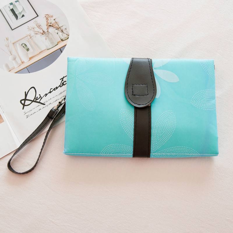 Baby diaper pad, portable pad for both boys and girls, foldable waterproof urine separator pad for protection pic 11