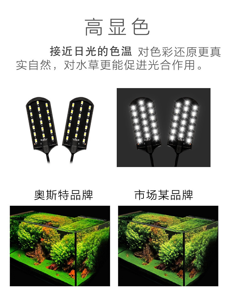 水族鱼缸灯养鱼灯水草养殖灯具高亮节能灯5w大功率水草照明灯详情20