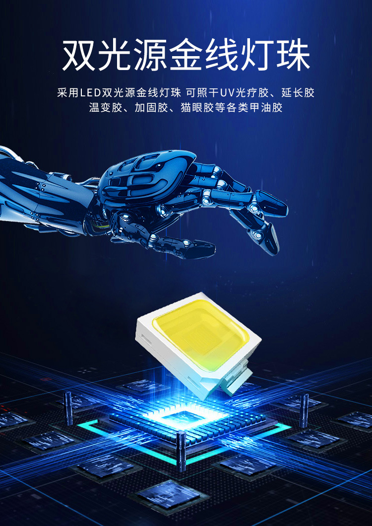 Xuancai F6 nail Lamp 86W nail light Therapy machine uv lamp manufacturer wholesale led sensor baking lamp shanilak pic 6