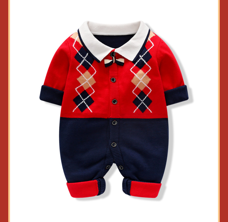 婴儿拜年服过年喜庆衣服龙年男宝周岁服连体衣秋冬2024宝宝新年装详情19