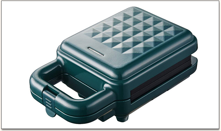 吐司三合一全自动不锈钢华夫多功能黑色小型早餐小三明治早餐机详情8