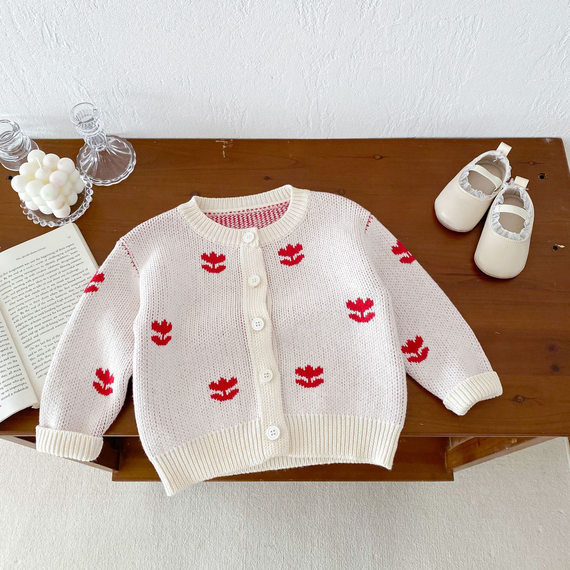 2024秋季新款中小童衣服韩版童装毛衣外套女童拼色公主针织开衫详情20