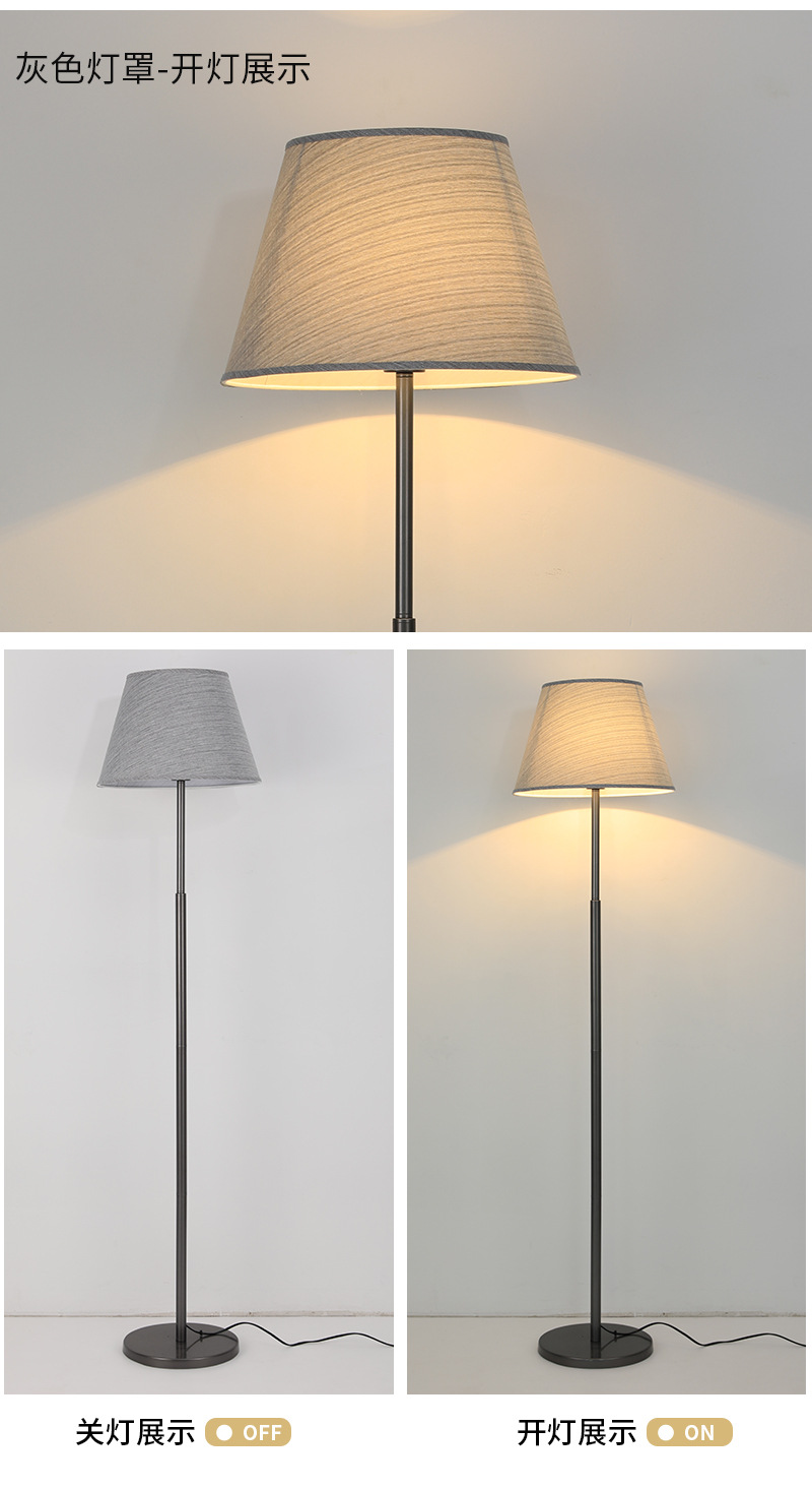 Floor lamp, a Nordic retro minimalist luxury hotel bedroom bedside table lamp pic 14