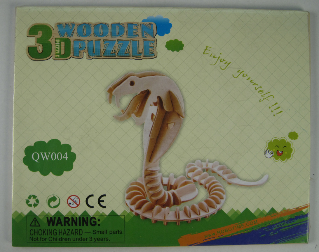 3D stereoscopic wooden assembly simulation animal model assembly toy handicraft class DIY assembly educational toy pic 4