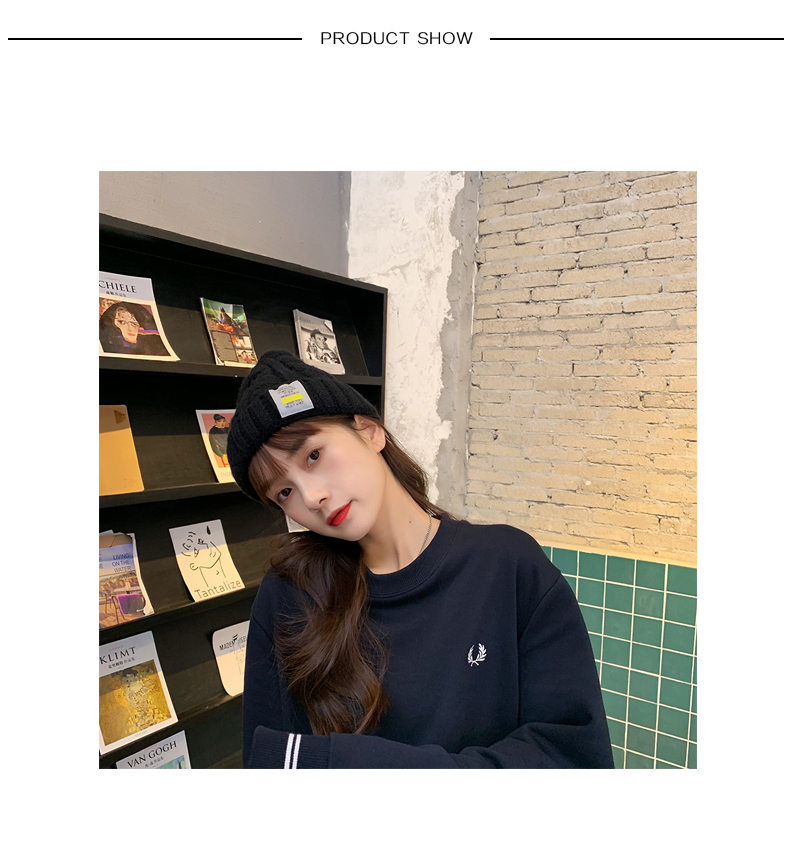 Otoño invierno engrosado cálido cáñamol sombrero de punto mujer versión coreana ins marca de la marea cono sombrero sombrero sombrero frío sombrero de lana hombre pic 22