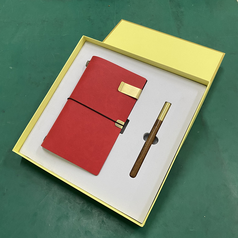 Conference commemorative gifts: notebook, USB flash drive, wooden pen, office set, printed LOGO, school award commemorative gifts pic 3