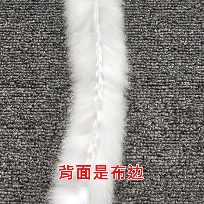 Wholesale of rabbit fur, wool strips, wool edge strips, sandwich strips, lace, winter fur, wool edge Hanfu, capes and other fur clothing accessories pic 15