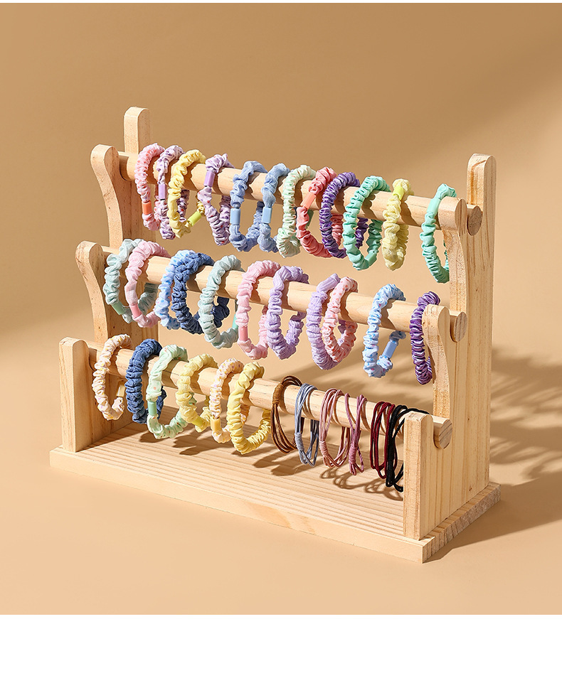 现货全实木手串手链展示架手镯架手表饰品挂架发圈头绳收纳佛珠架详情11