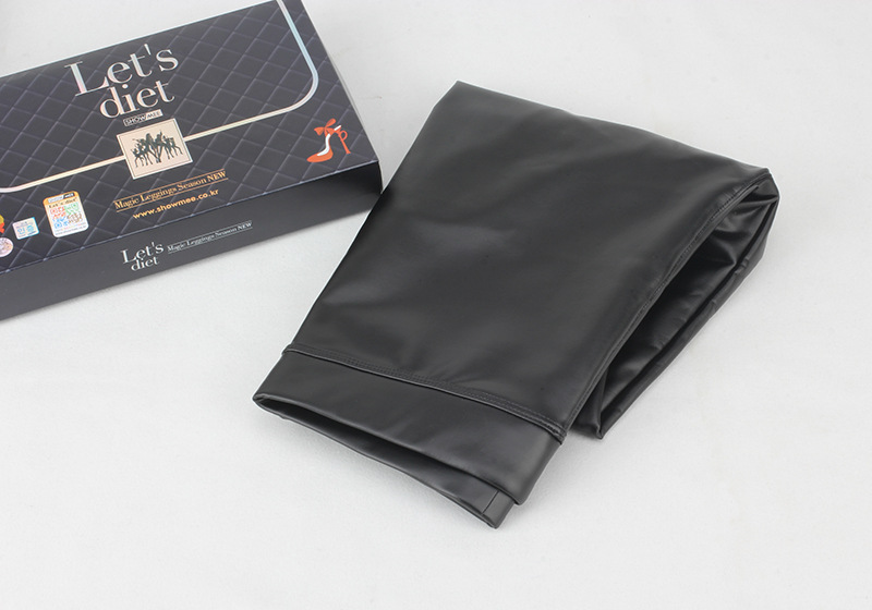 High-elastic magic slimming pu leather pants, fleece anti-cracking, hip-lifting, warm and elastic leggings pic 8