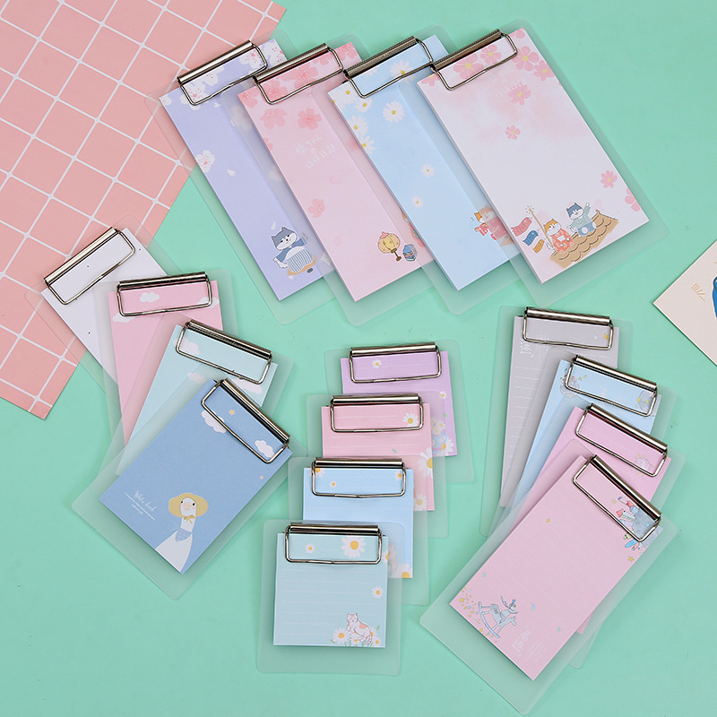 Sticky note paper, small Daisy board, clip-on sticky notes, cute cartoon sticky note book, simple student note-taking sticky note customization pic 3