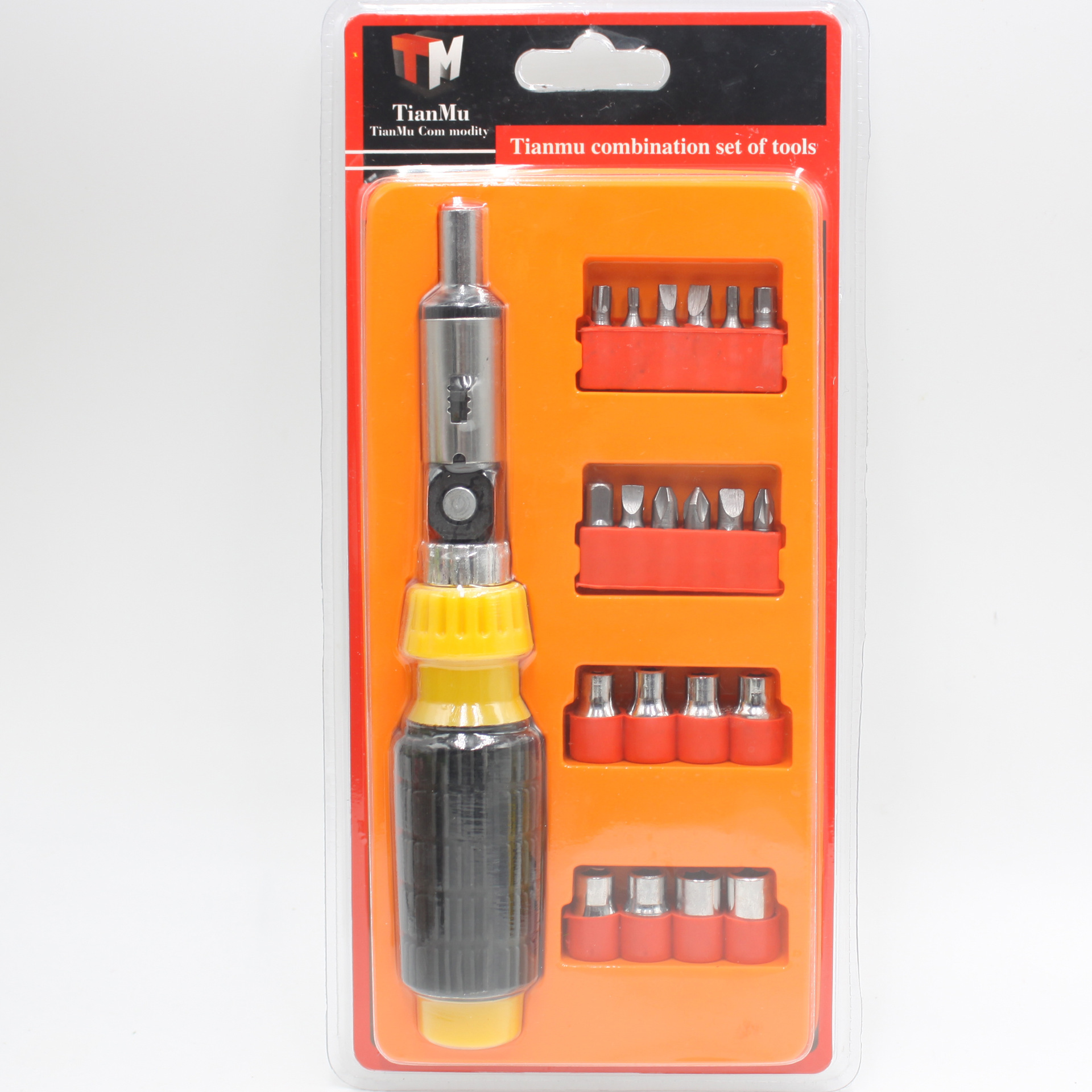 TM509 automatic tool 21-piece set, household multi-functional screwdriver set, factory direct sales, 10-yuan store supply pic 1
