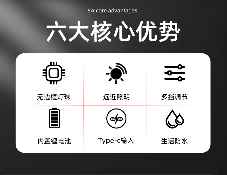 手电筒 白激光手电