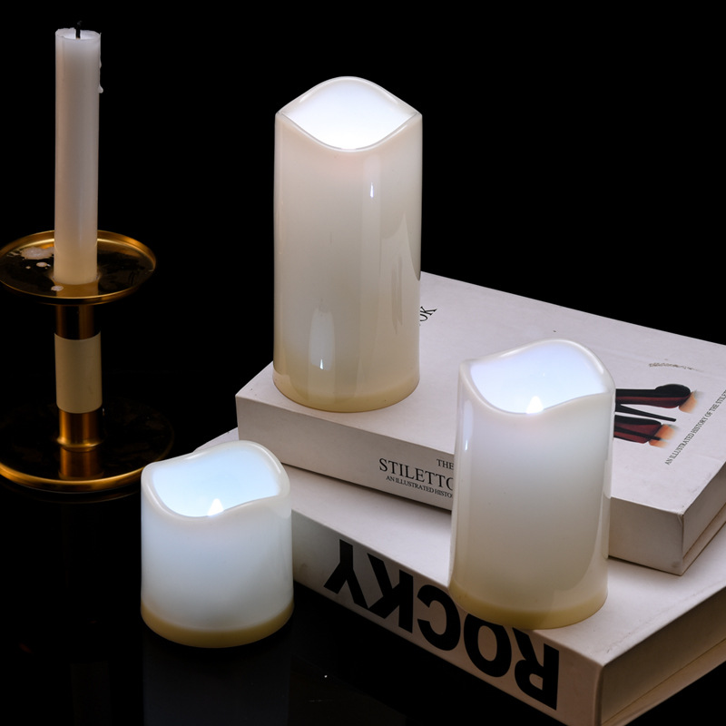 Wholesale creative led electronic candle lamps from the manufacturer, simulating 18-key intelligent remote control candles for wedding and home decoration pic 3