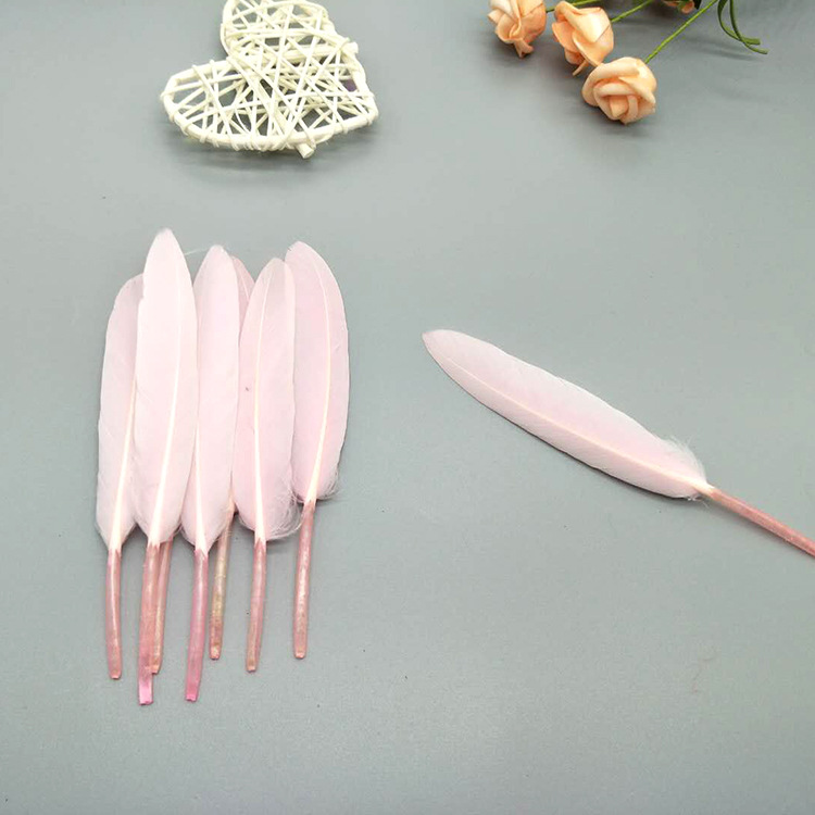 The manufacturer wholesales large quantities of goose feathers, small straight knives, colorful feathers, DIY kindergarten handcrafted materials, earrings, accessories, and goose feathers pic 37