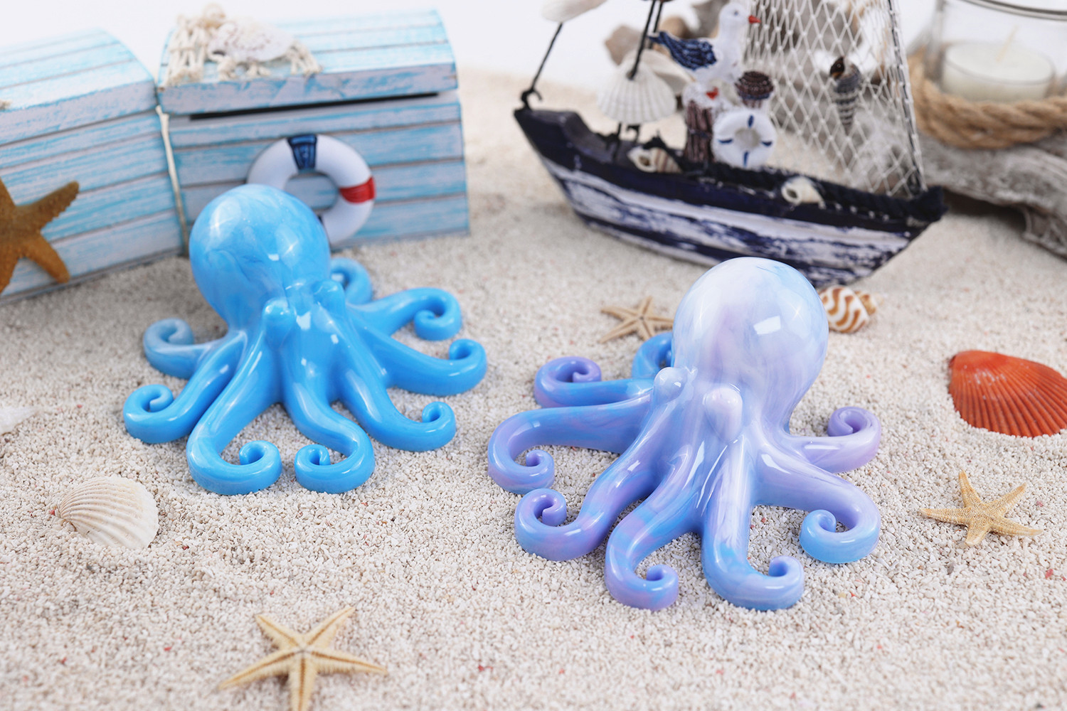 DIY cristal goteo manualidades ocean pulpo octopuss espejo moldes de silicona epoxi decoraciones ideas hechas a mano materiales bolsas pic 11